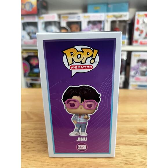 NEW IN HAND AUTHENTIC Jinu K-Pop Demon Hunters Funko Pop #2259 Huntr/X Saja Boys - Picture 2 of 6